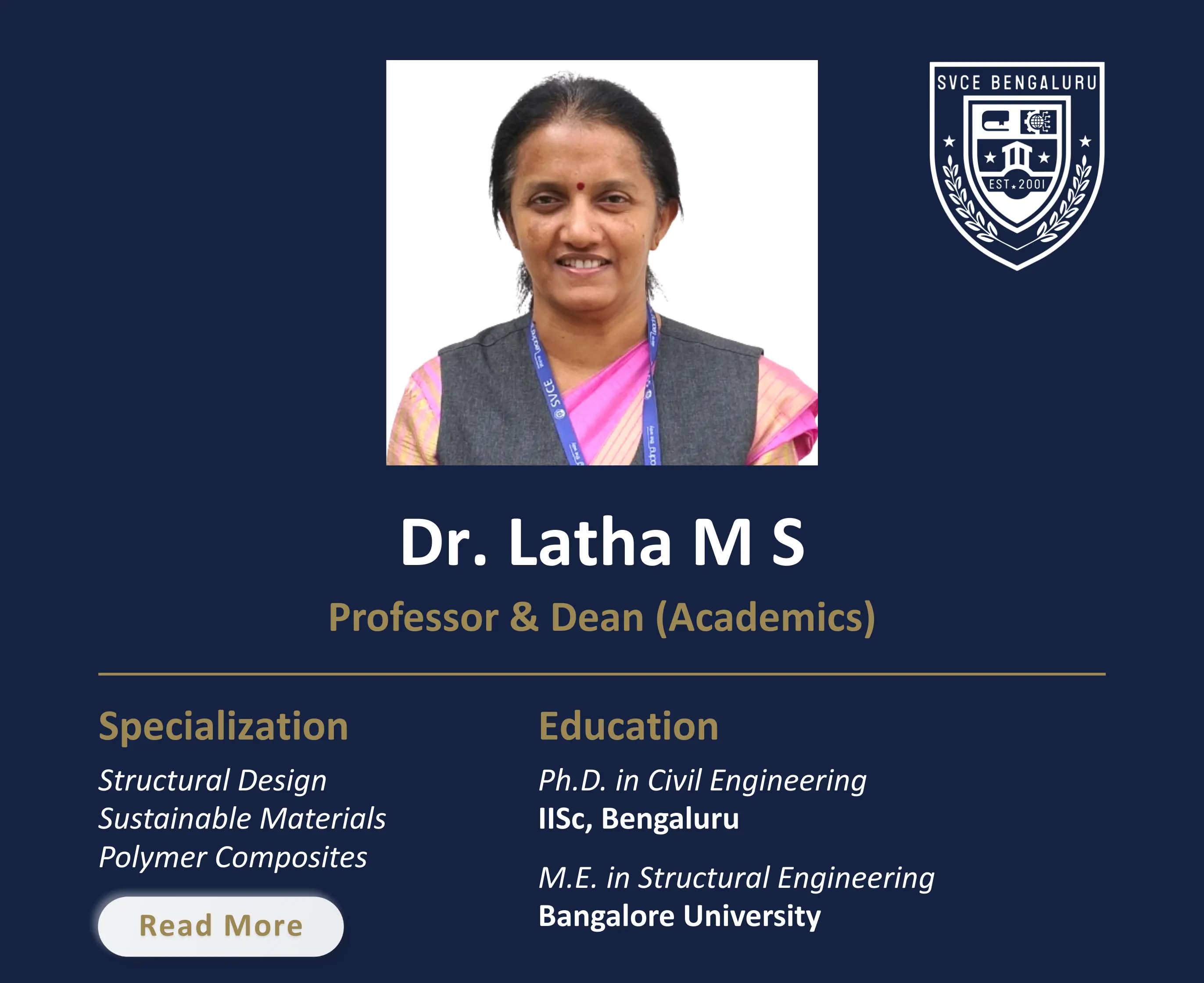 Dr. Latha M S