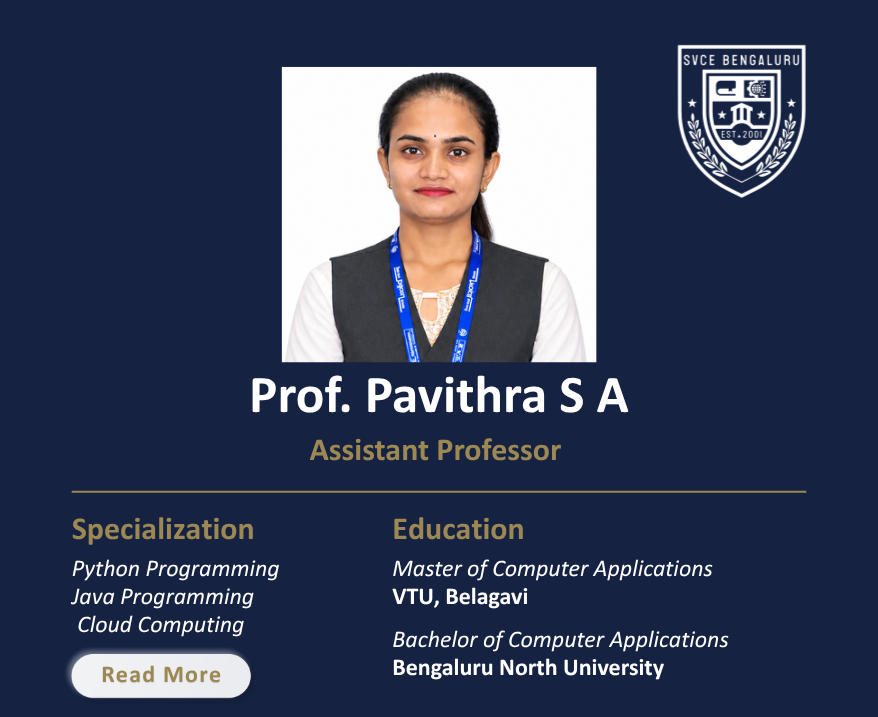 Ms. Pavithra S A